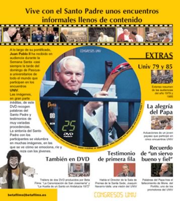 DVD 25 años con Juan Pablo II